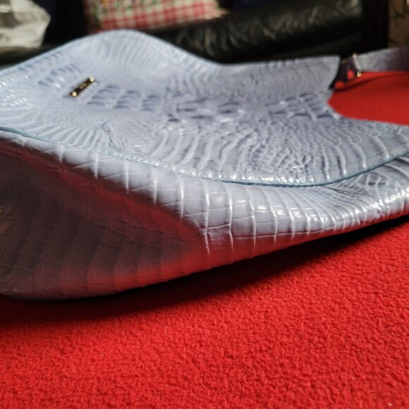 Brahmin Vada Hobo Periwinkle Melbourne Handbag - Like New - Picture 15 of 16